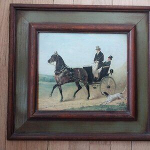 Le Tilbury by Henri de Montpezat framed print